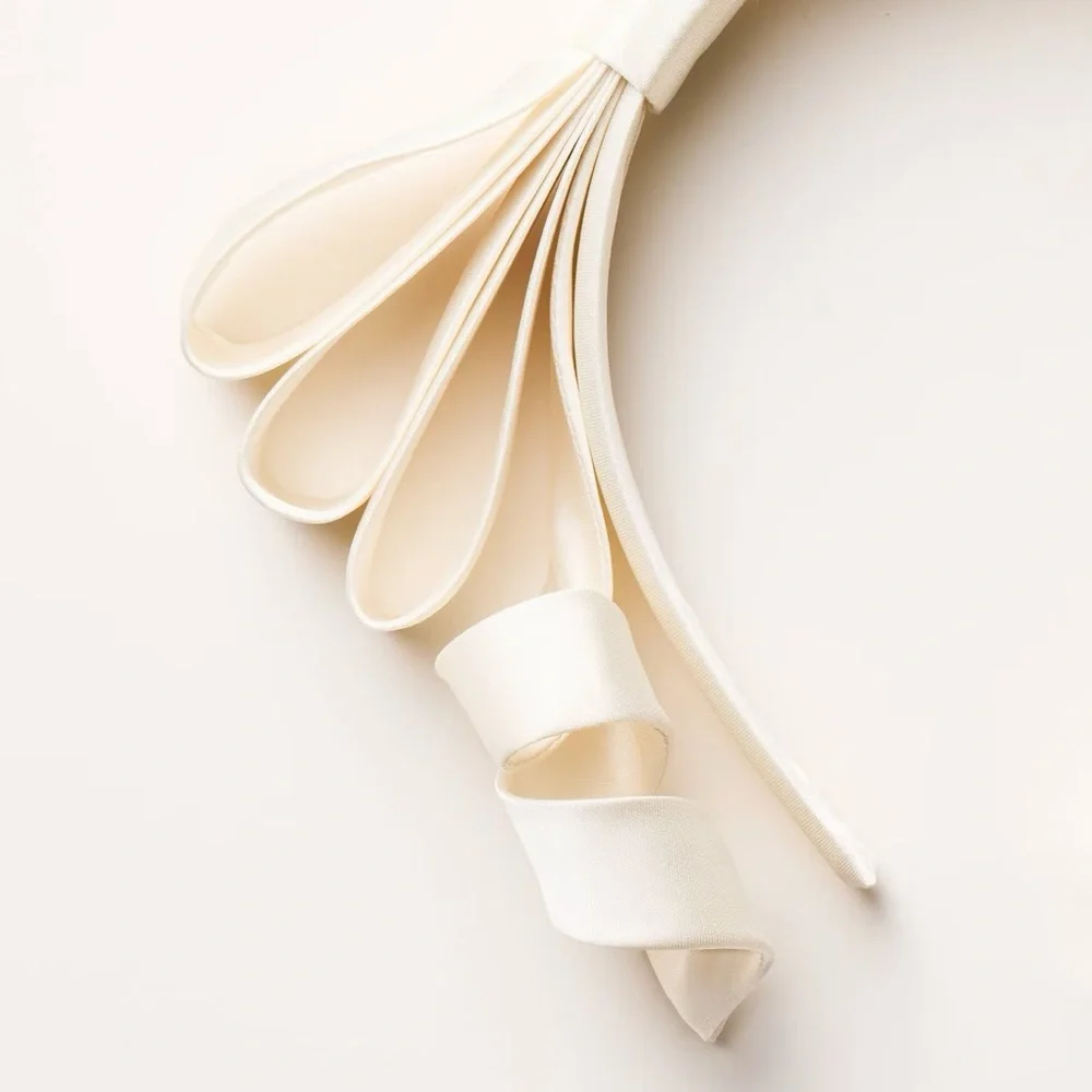 Ribbon Bow Headband - nwt kate spade new york x Target Cream